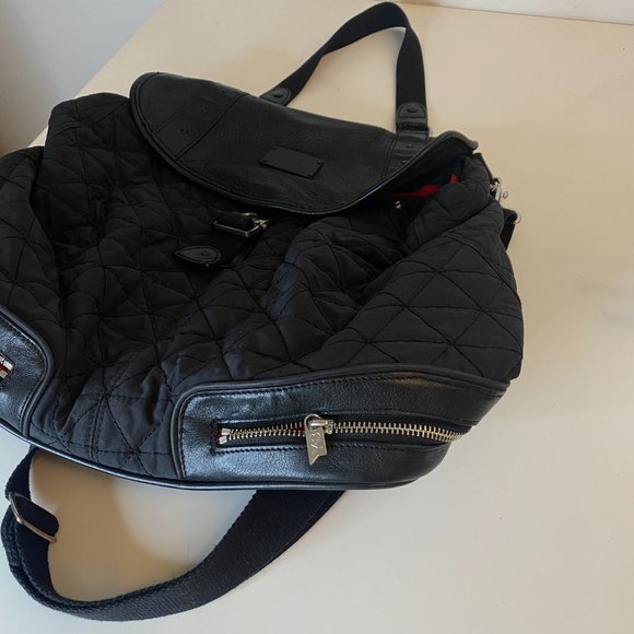 Yohji Yamamoto Y-3 Quilted Backpack with Red Lining main image 4